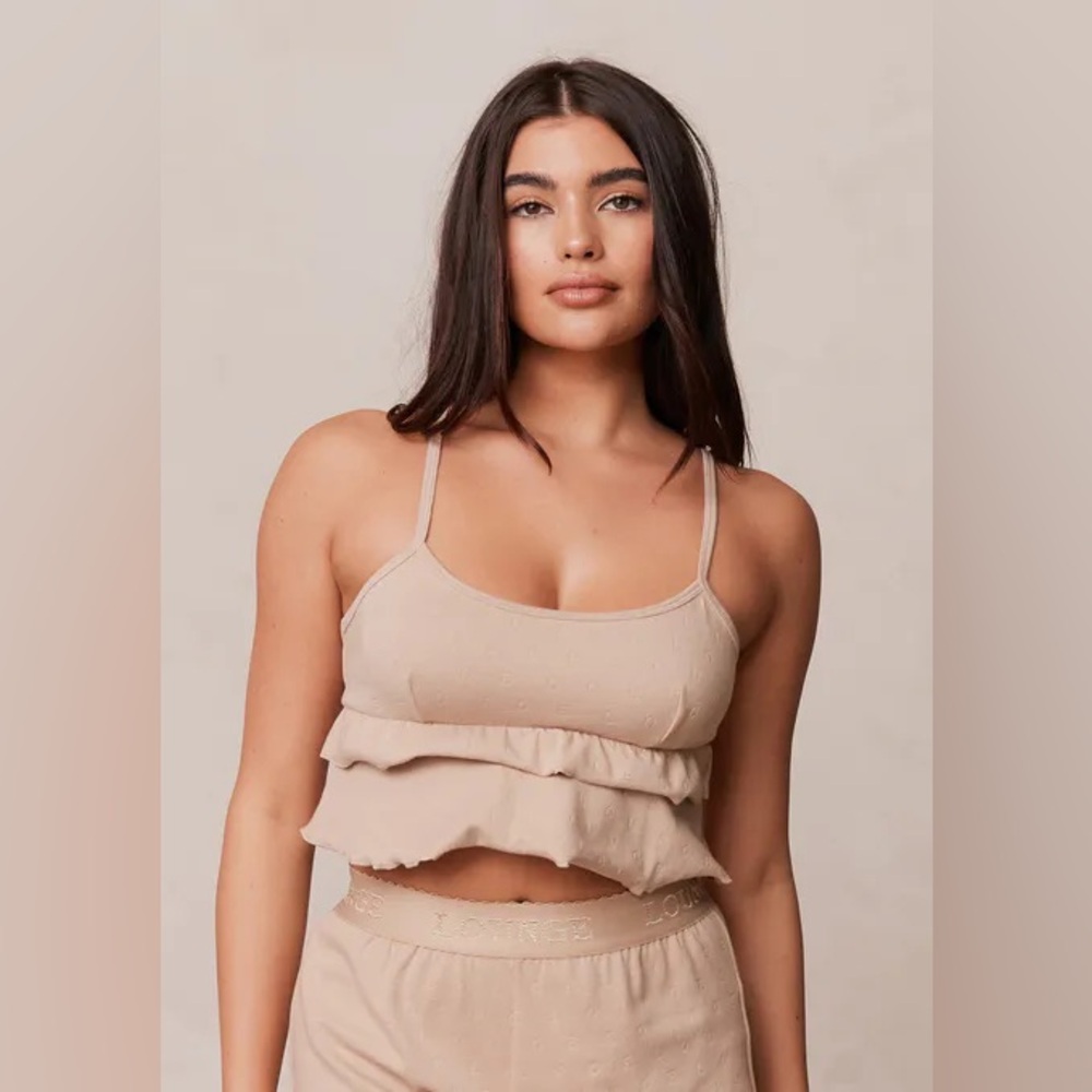 LOUNGE Frill Pyjama Set